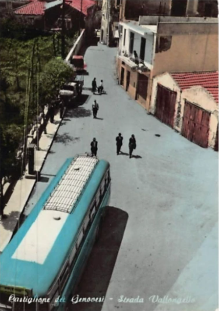 Cartolina storica Castiglione del Genovesi anni '60